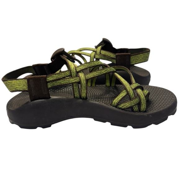 Chaco Z/Cloud X2 Unaweep Green Strappy Sandals, Size 6 - Picture 5 of 7